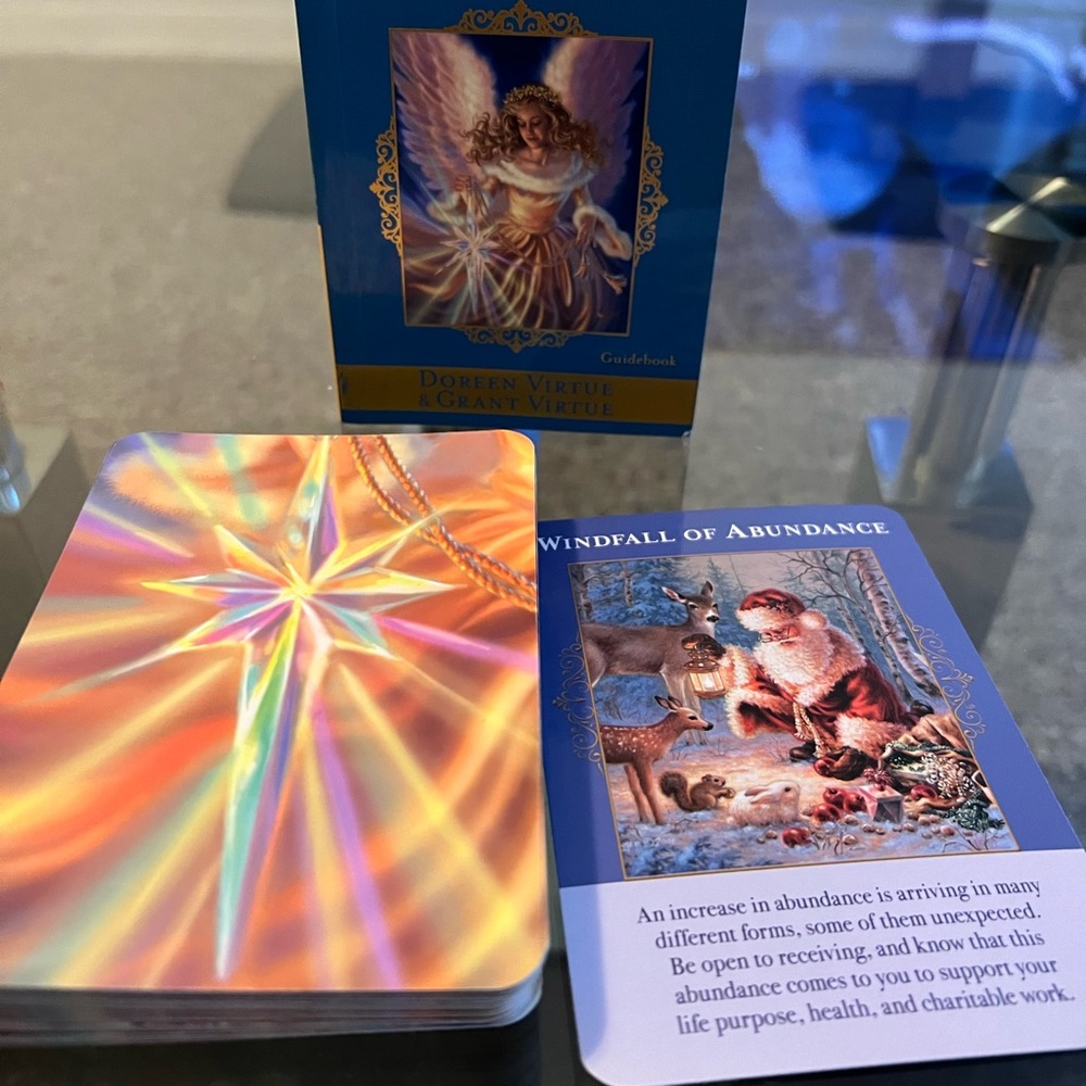 Book with tarot